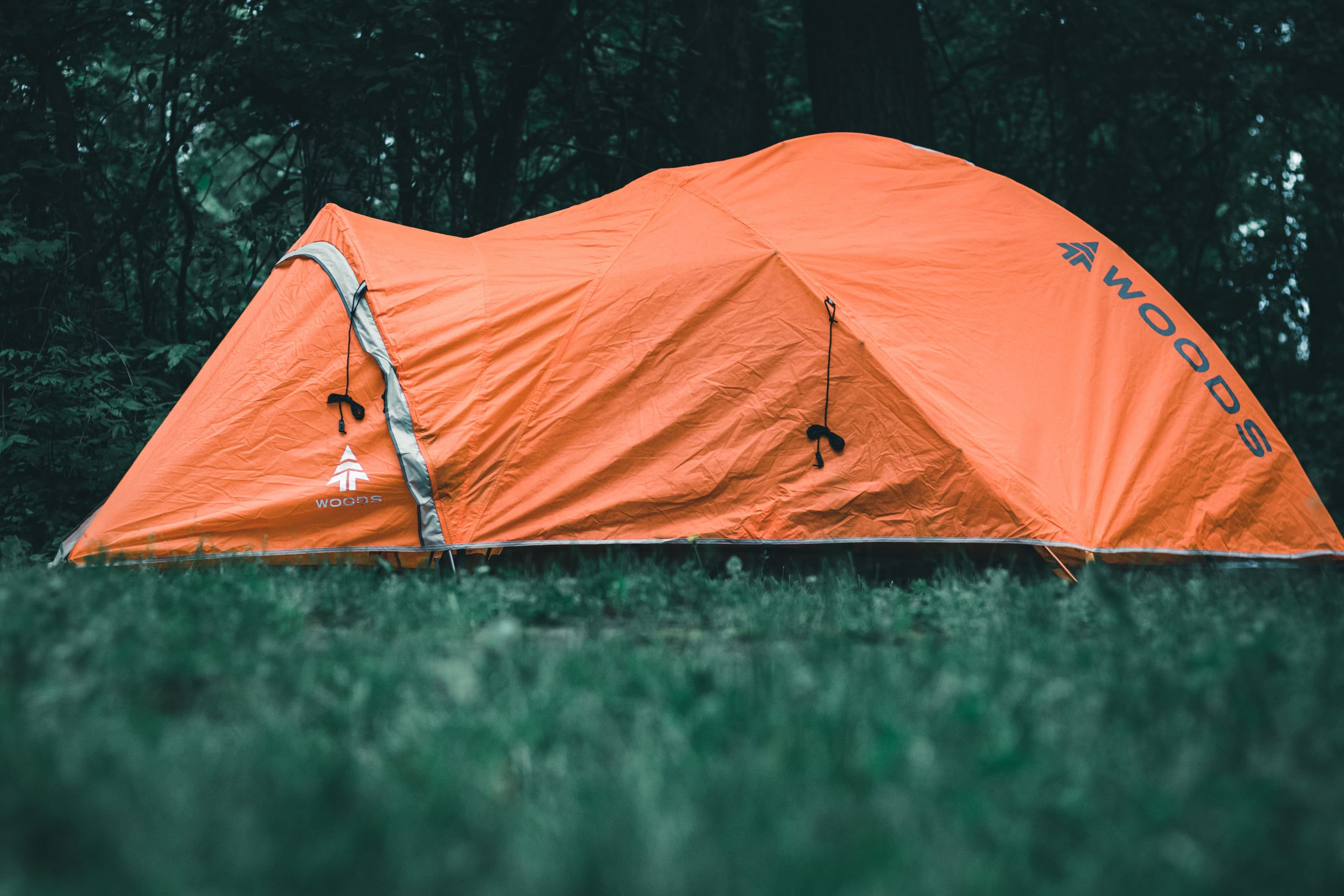 Orange Field Tent