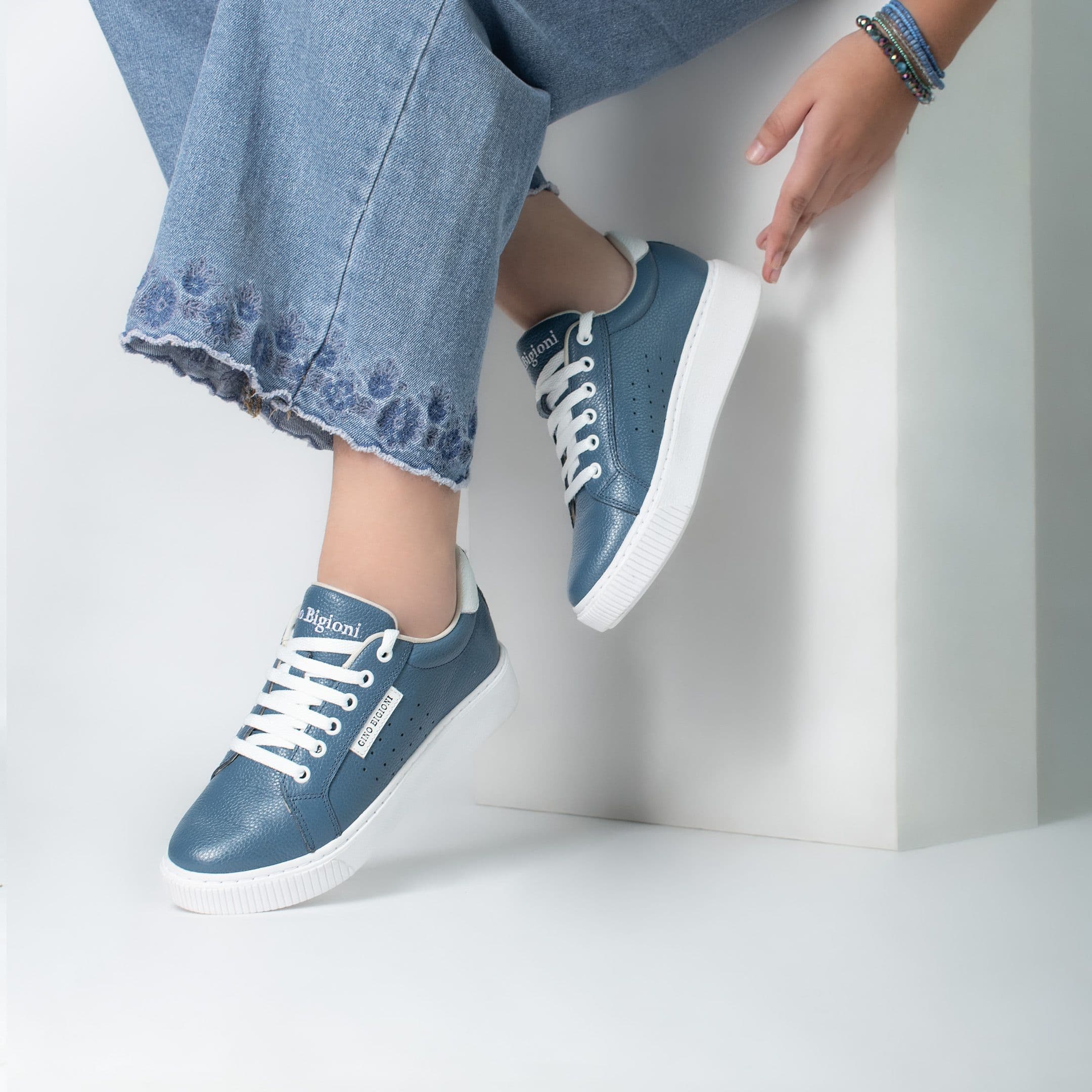 Denim Blue Sneakers