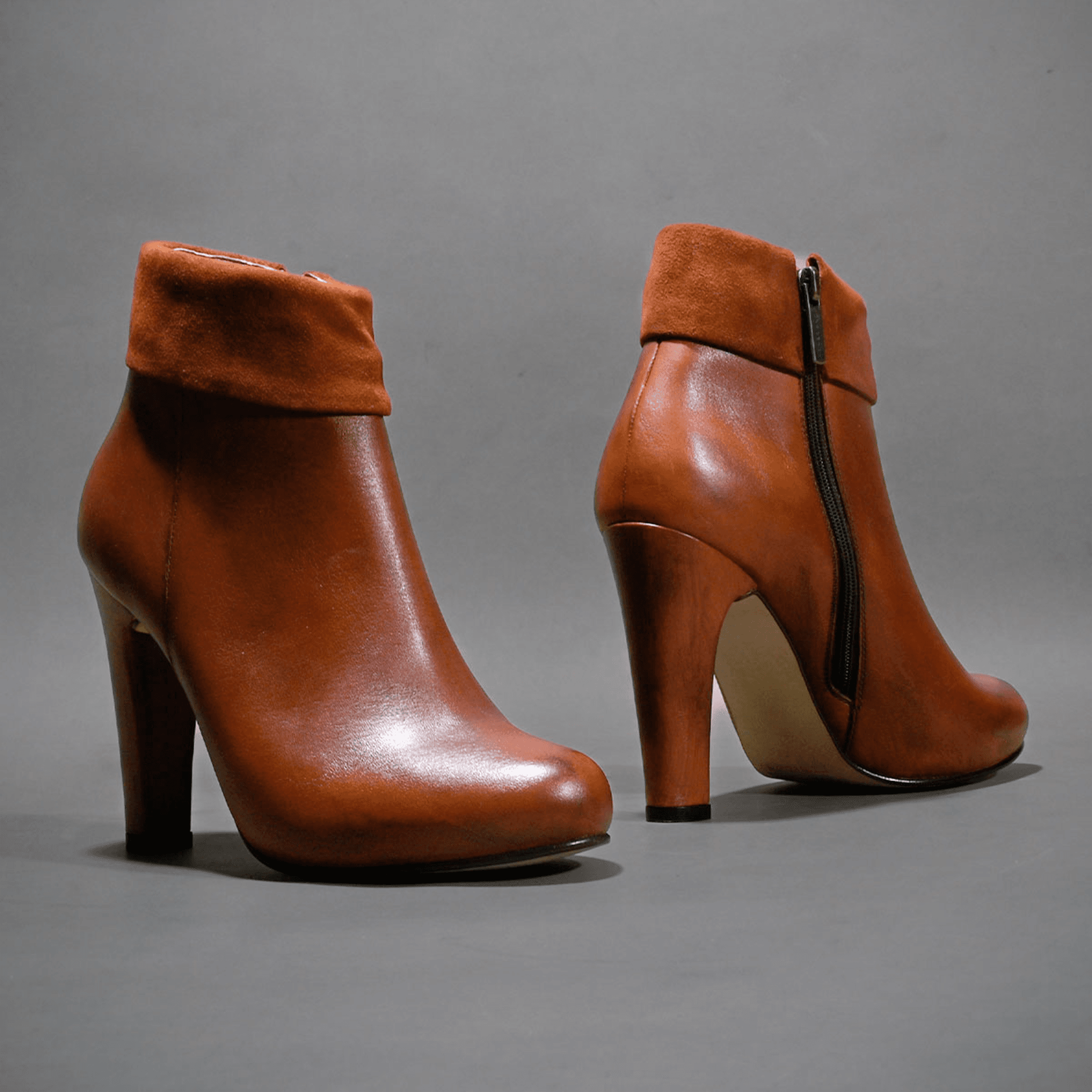 Copper Heeled Boots