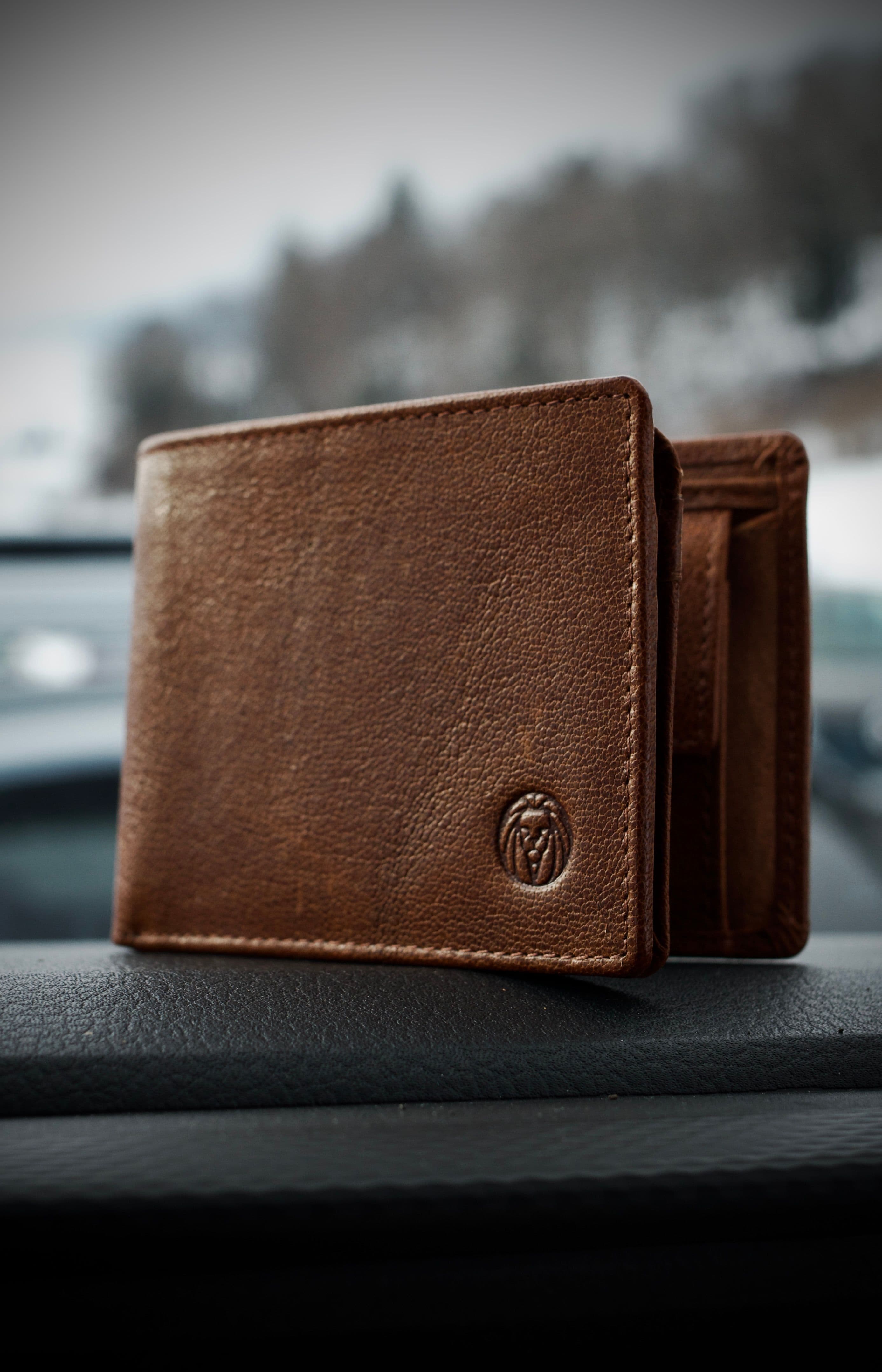 Embossed Leather Wallet