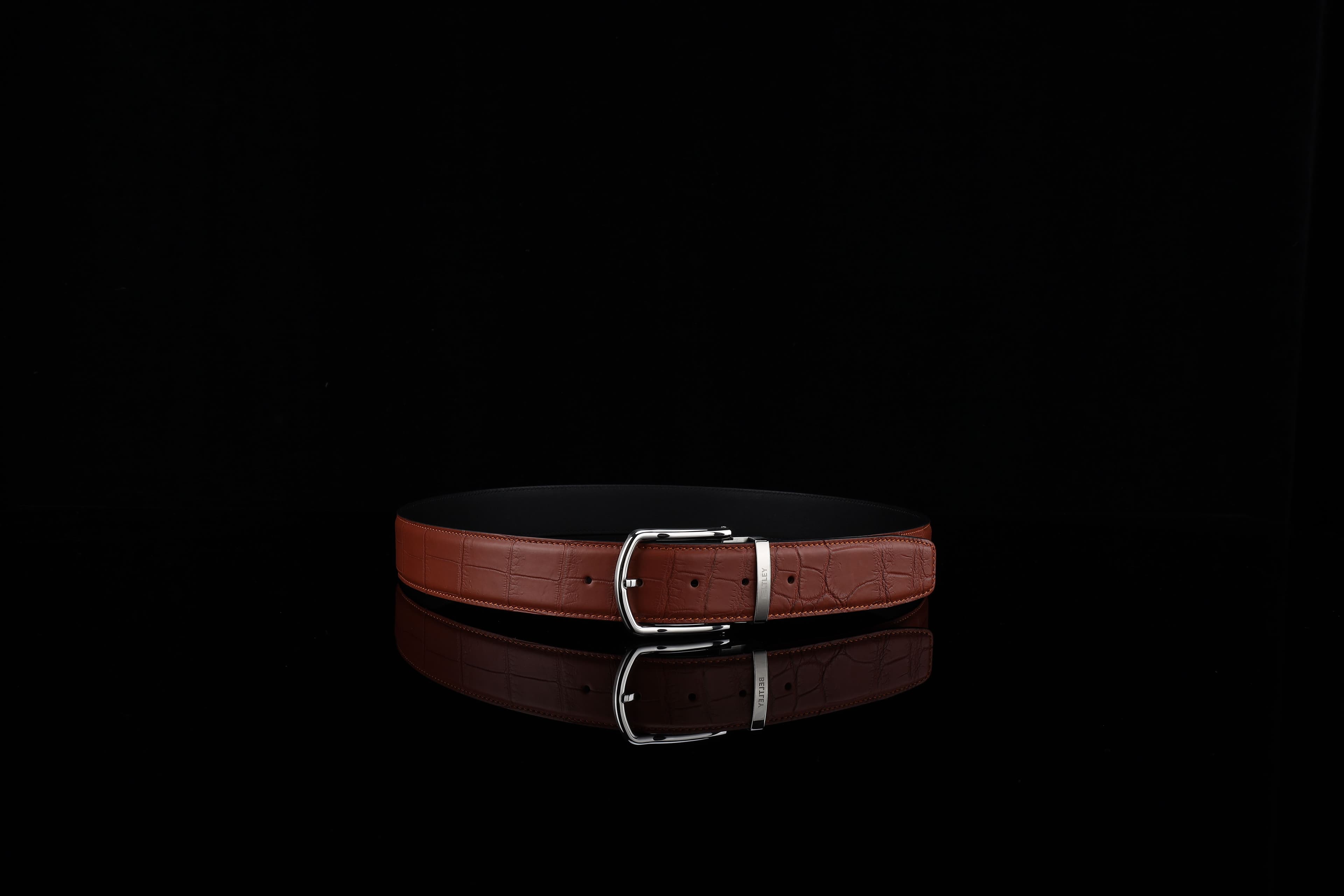 Textured Brown Belt