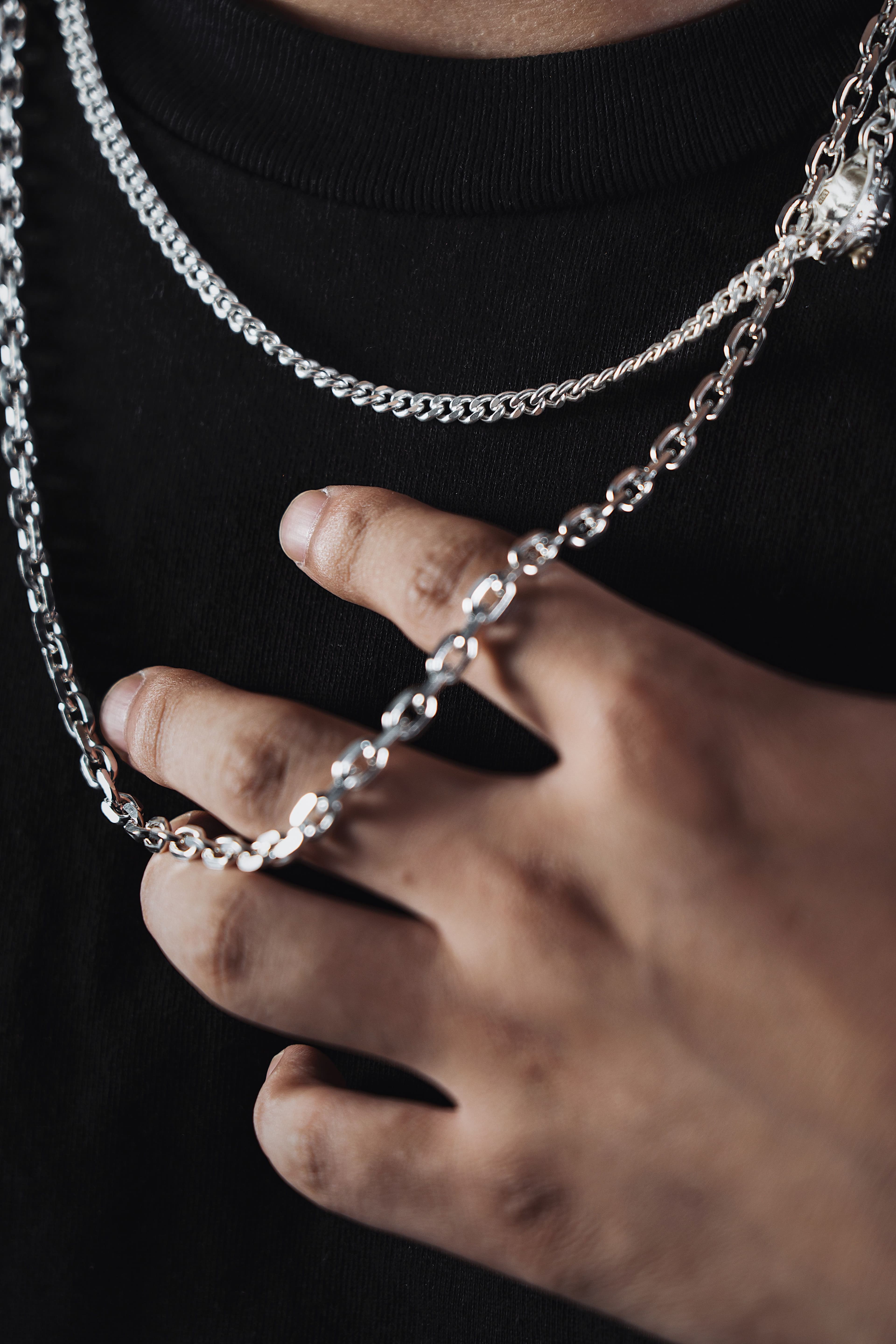 Layered Pendant Chains