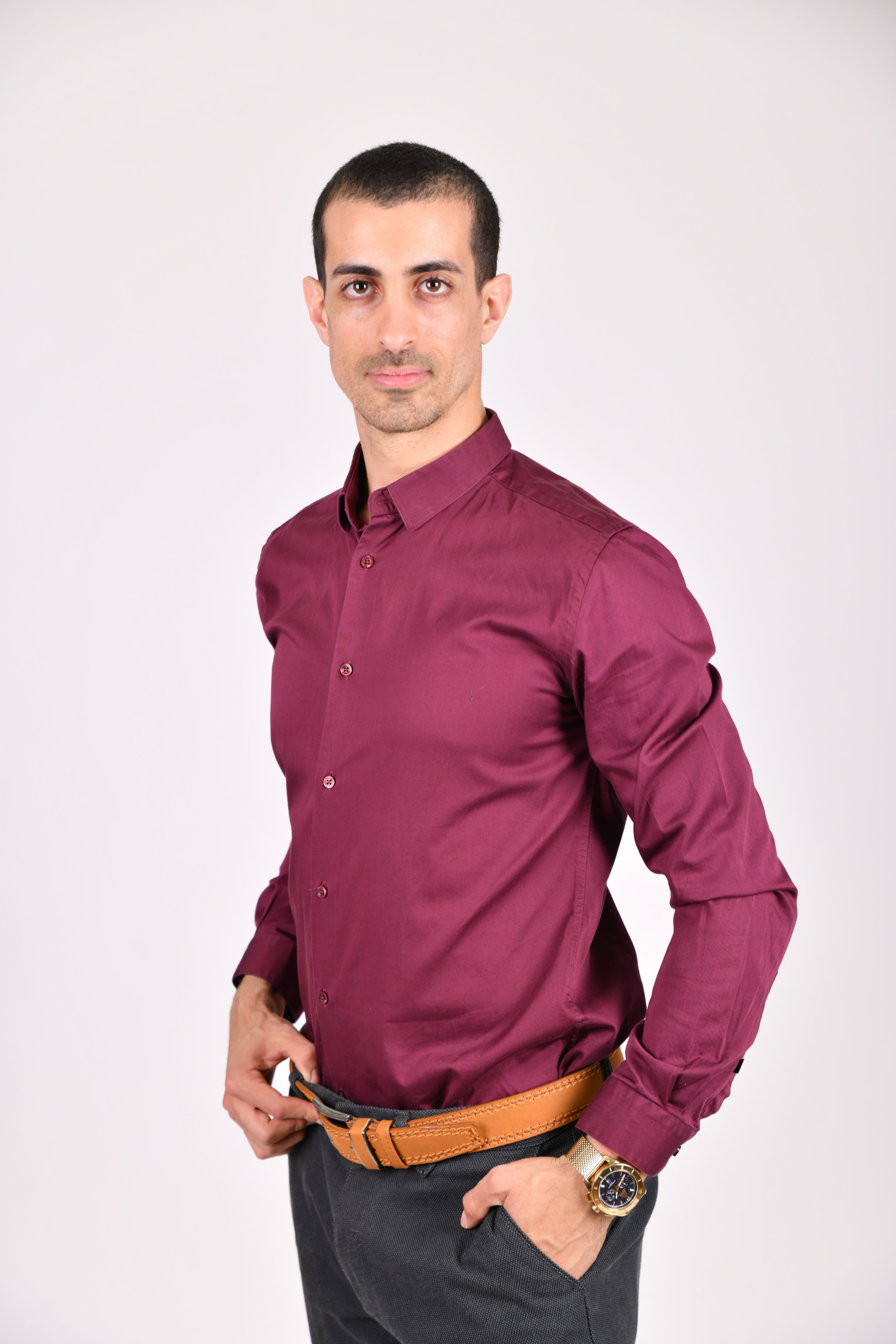 Entrepreneur Maroon Shirt