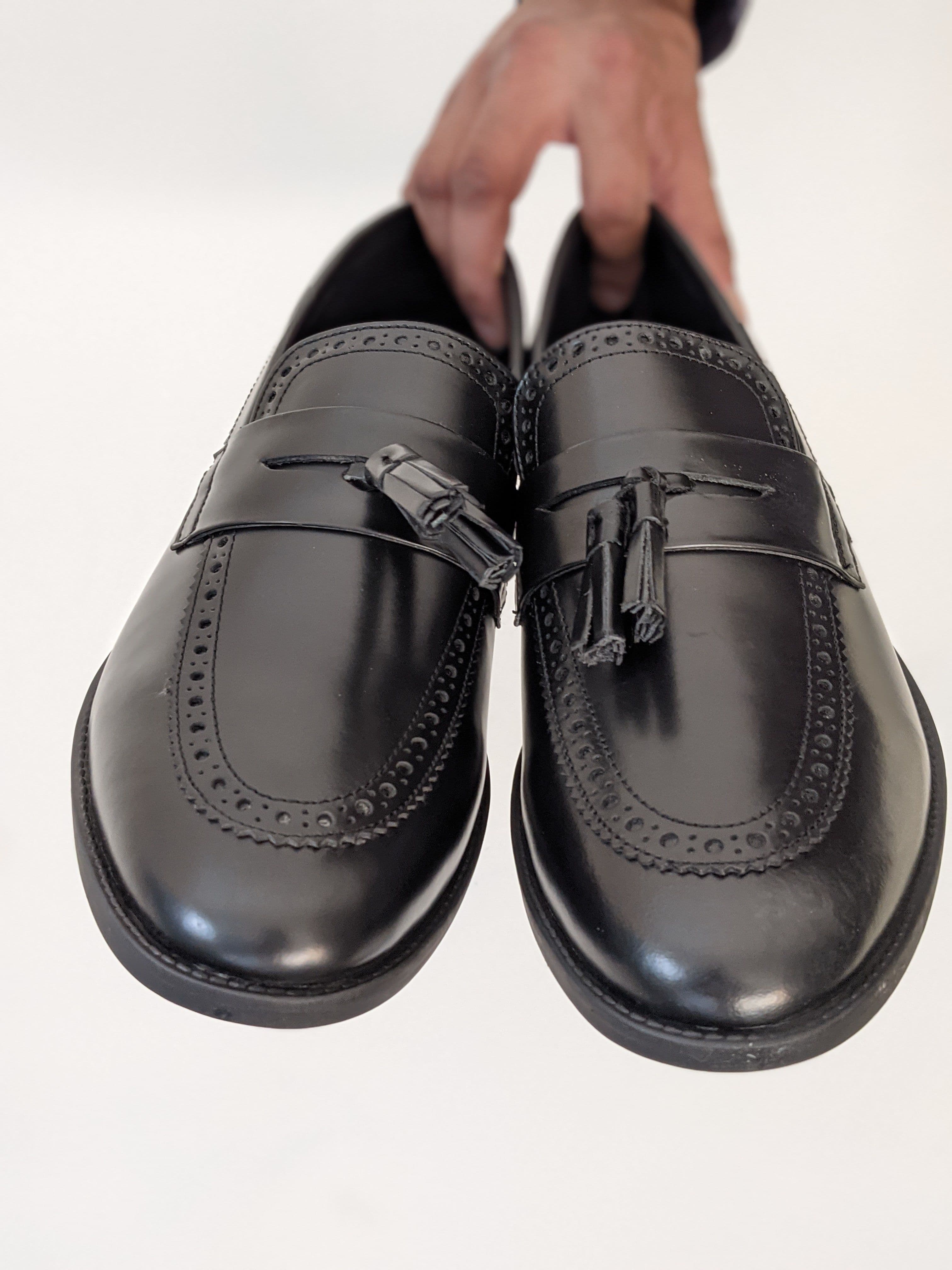 Tasseled Black Loafers