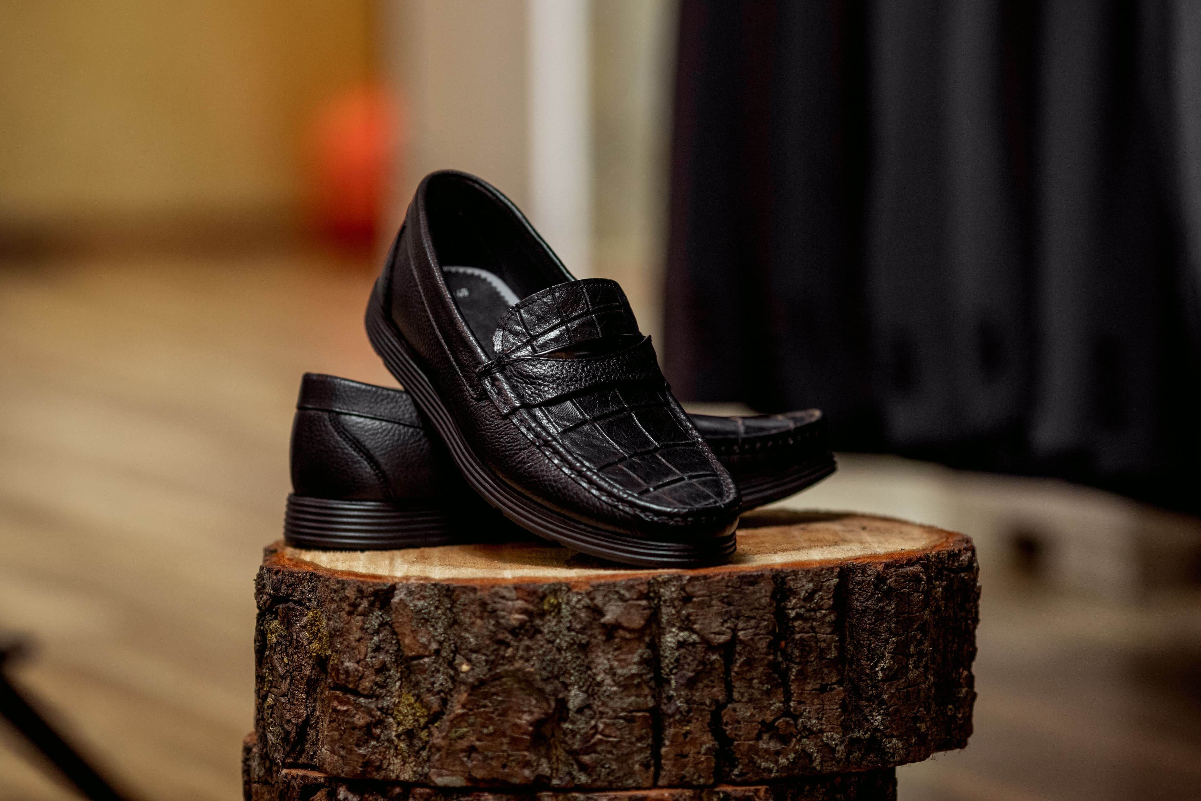 Crafted Black Loafers